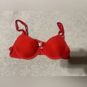 Carisma Red Bow Bra